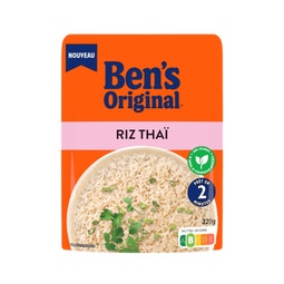 BEN'S ORIGINAL™ Riz Micro 
Ondable 2min Thaï 220g image
