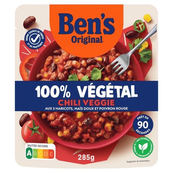 BEN'S ORIGINAL™ 100% Végétal Chili Veggie 285g