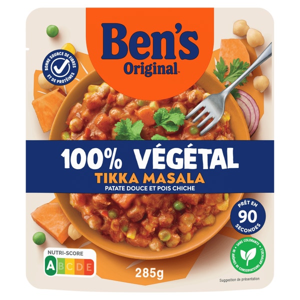 BEN'S ORIGINAL™ 100% Végétal Tikka Masala 285g