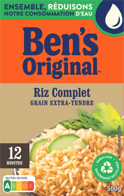 BEN'S ORIGINAL™ Riz Complet Vrac 12 min 500g