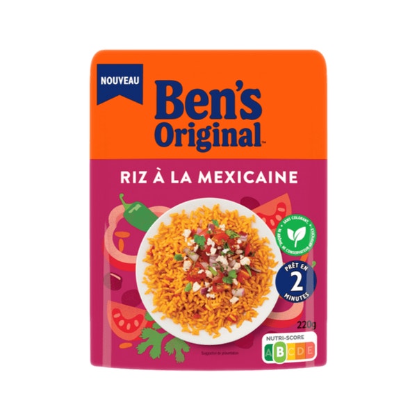 BEN'S ORIGINAL™ Riz Micro 
Ondable 2min à la Mexicaine 220g
